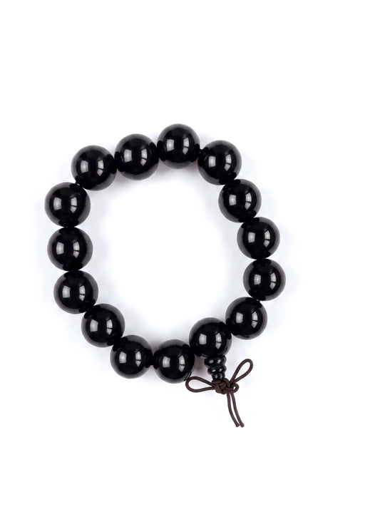Gourd Bracelet – 15mm Shield & Stability - Lumala | Natural Wood Bracelets for Mindful Living