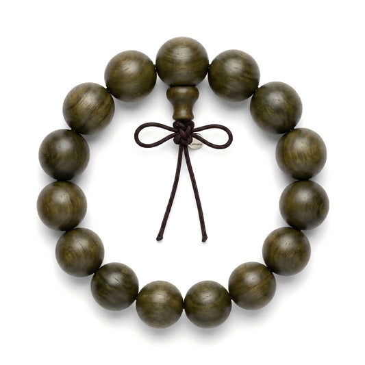 Green Sandalwood Bracelet – Inner Peace - Lumala | Natural Wood Bracelets for Mindful Living