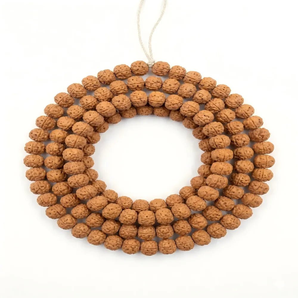 Rudraksha Mala – 108 Beads - Lumala | Natural Wood Bracelets for Mindful Living