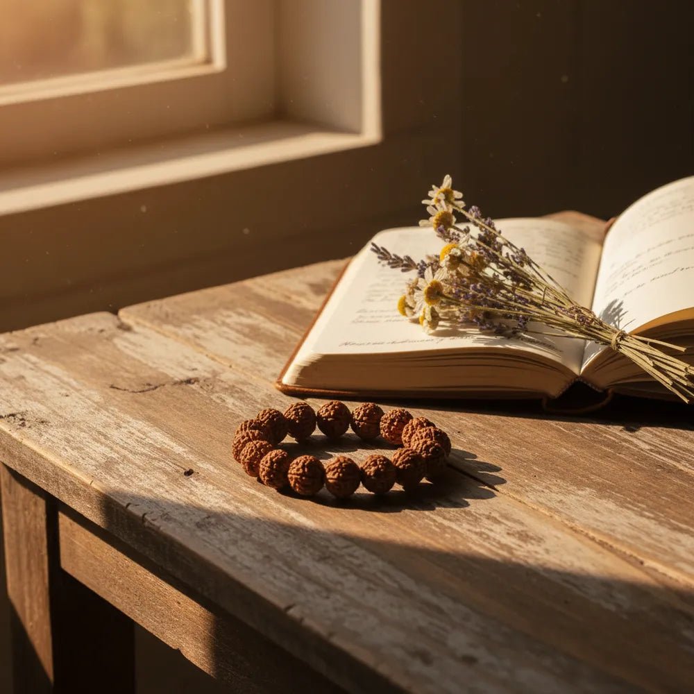 Simple Bracelet 10mm – Spiritual Growth - Lumala | Natural Wood Bracelets for Mindful Living