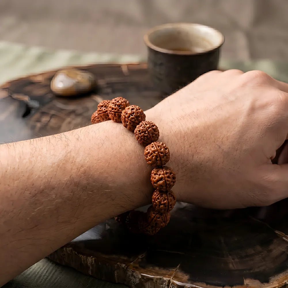 Simple Bracelet 10mm – Spiritual Growth - Lumala | Natural Wood Bracelets for Mindful Living